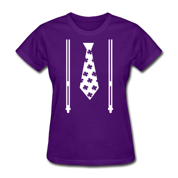 Irish Suspenders Women's T-Shirt - purple