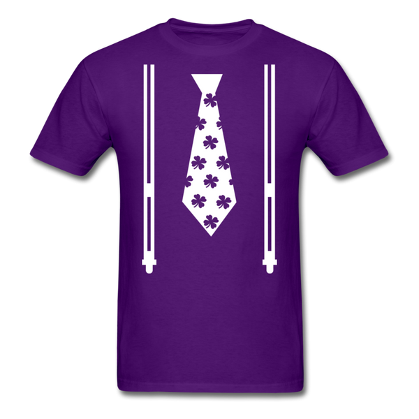 Irish Suspenders Men's T-Shirt - purple