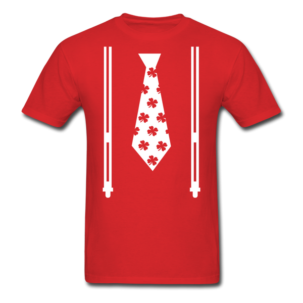 Irish Suspenders Men's T-Shirt - red