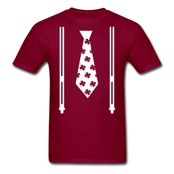 Irish Suspenders Men's T-Shirt - burgundy