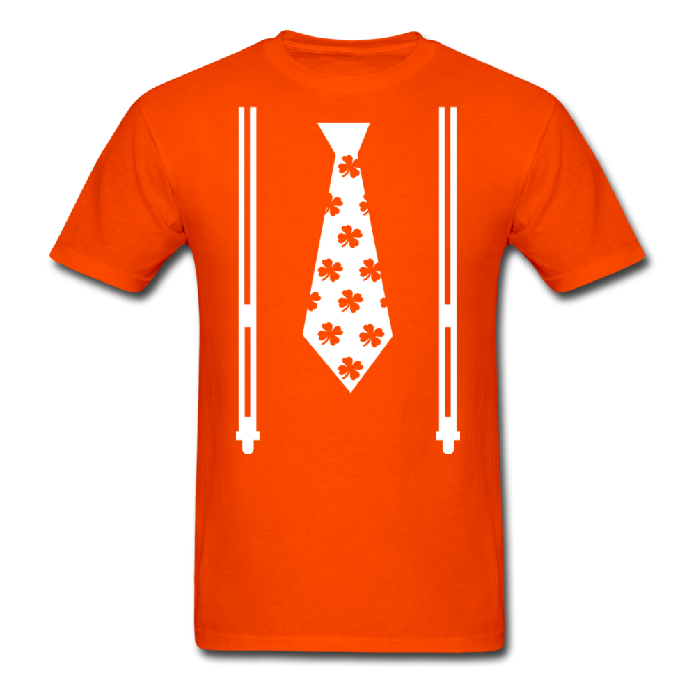Irish Suspenders Men's T-Shirt - orange