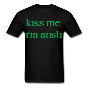 Kiss Me I'm Irish Men's Classic T-Shirt - black