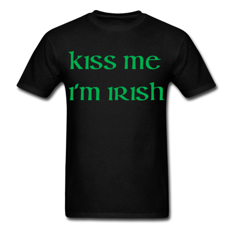 Kiss Me I'm Irish Men's Classic T-Shirt - black