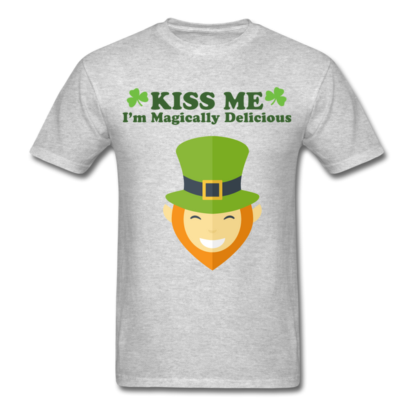 Kiss Me I'm Magically Delicious Men's Classic T-Shirt - heather gray