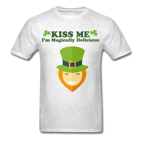 Kiss Me I'm Magically Delicious Men's Classic T-Shirt - light heather gray