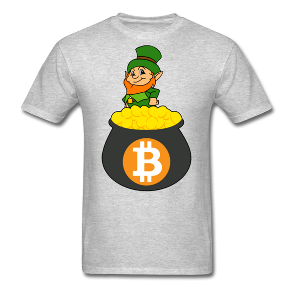 Leprechaun Bitcoin Men's Classic T-Shirt - heather gray