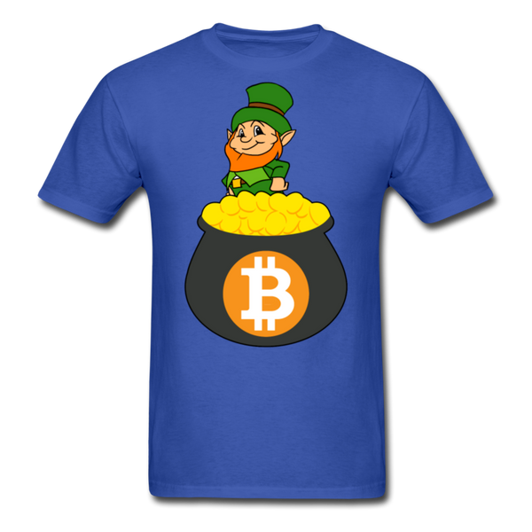 Leprechaun Bitcoin Men's Classic T-Shirt - royal blue