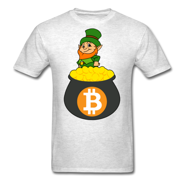 Leprechaun Bitcoin Men's Classic T-Shirt - light heather gray