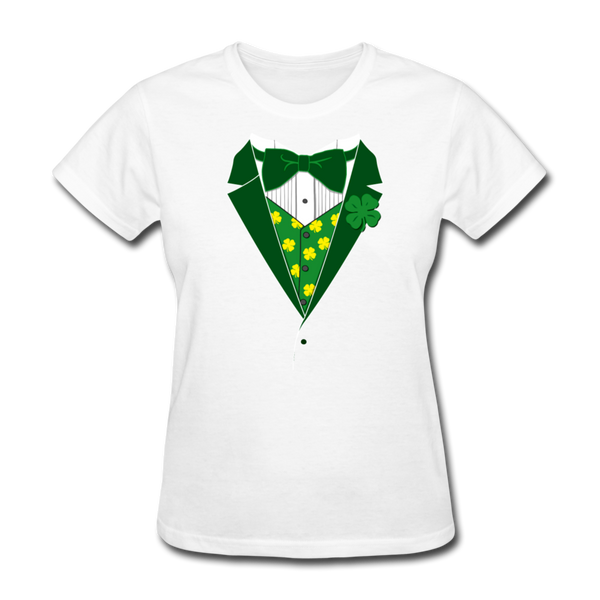 Leprechaun Shirt Jacket Women's T-Shirt - white