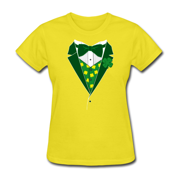 Leprechaun Shirt Jacket Women's T-Shirt - yellow