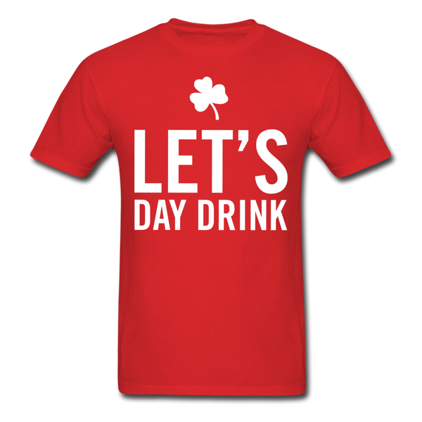 Let's Day Drink Men's Classic T-Shirt - red