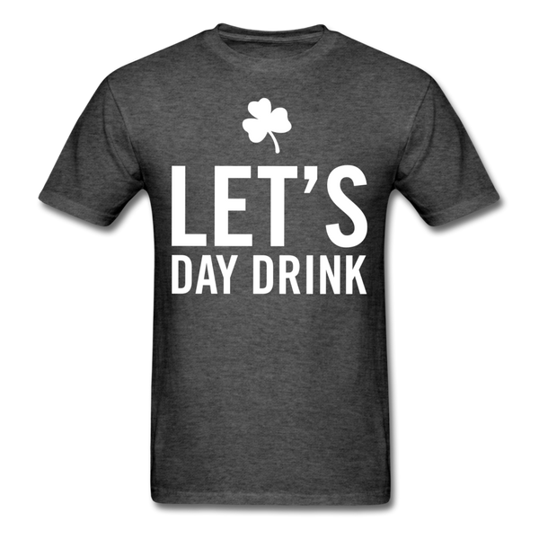 Let's Day Drink Men's Classic T-Shirt - heather black