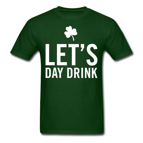 Let's Day Drink Men's Classic T-Shirt - forest green