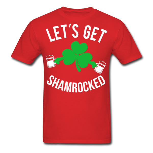 Let's Get Shamrocked Men's Classic T-Shirt - red