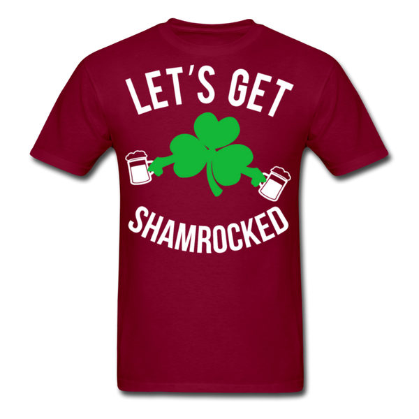 Let's Get Shamrocked Men's Classic T-Shirt - burgundy