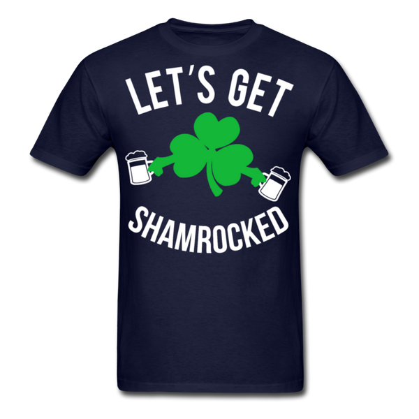 Let's Get Shamrocked Men's Classic T-Shirt - navy