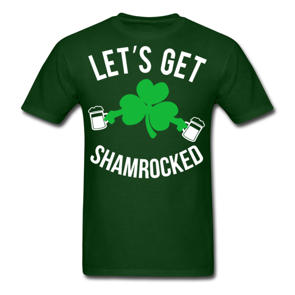 Let's Get Shamrocked Men's Classic T-Shirt - forest green