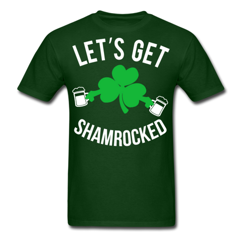 Let's Get Shamrocked Men's Classic T-Shirt - forest green