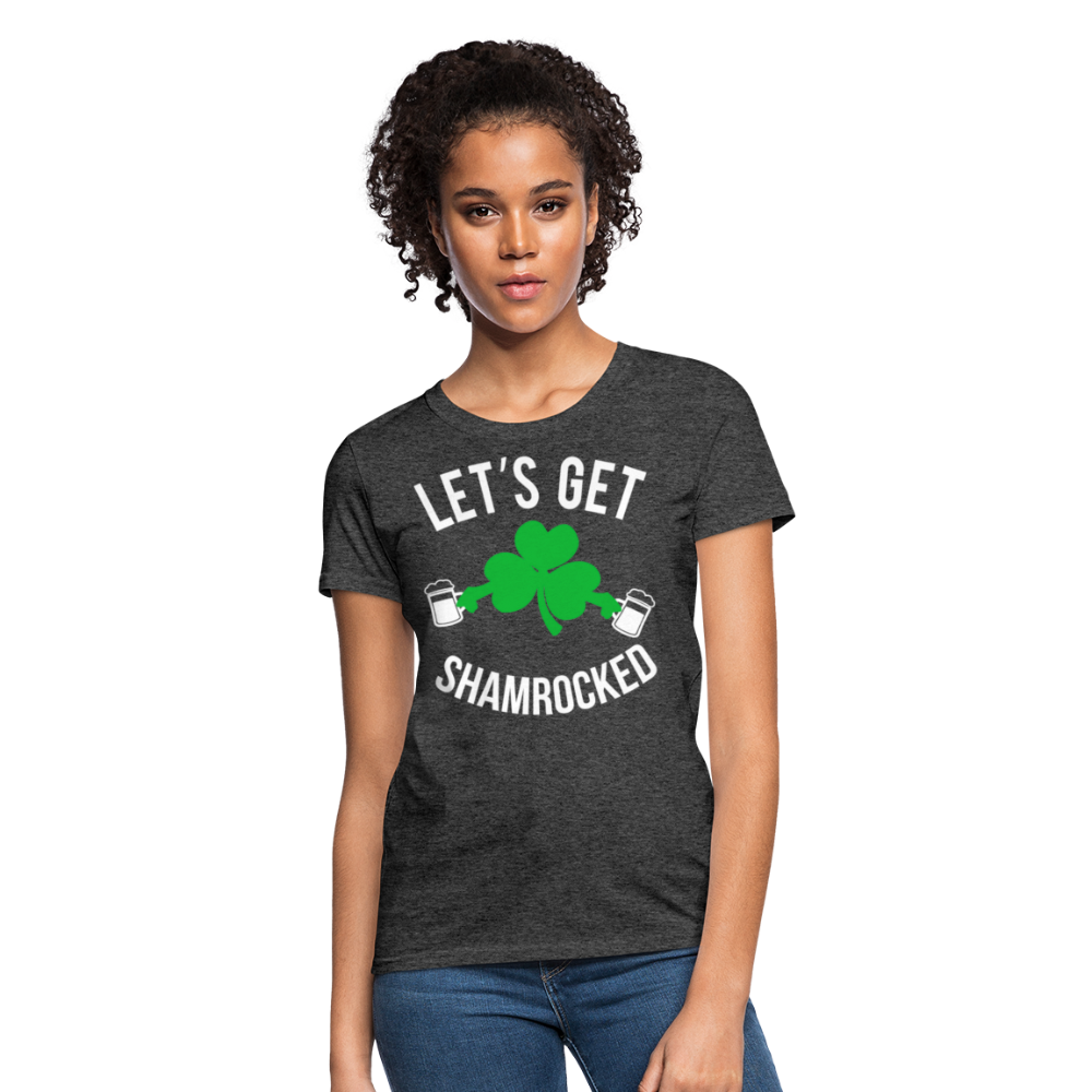 Let's Get Shamrocked Women's T-Shirt - heather black