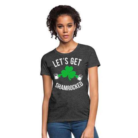 Let's Get Shamrocked Women's T-Shirt - heather black